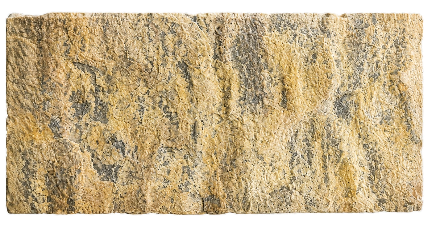 Pedra Madeira Amarela, almofadada