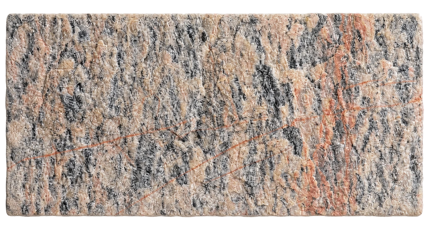 Pedra Madeira Rosa, almofadada